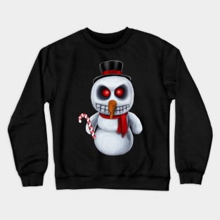 Evil Snowman Stole my Candy Cane Crewneck Sweatshirt